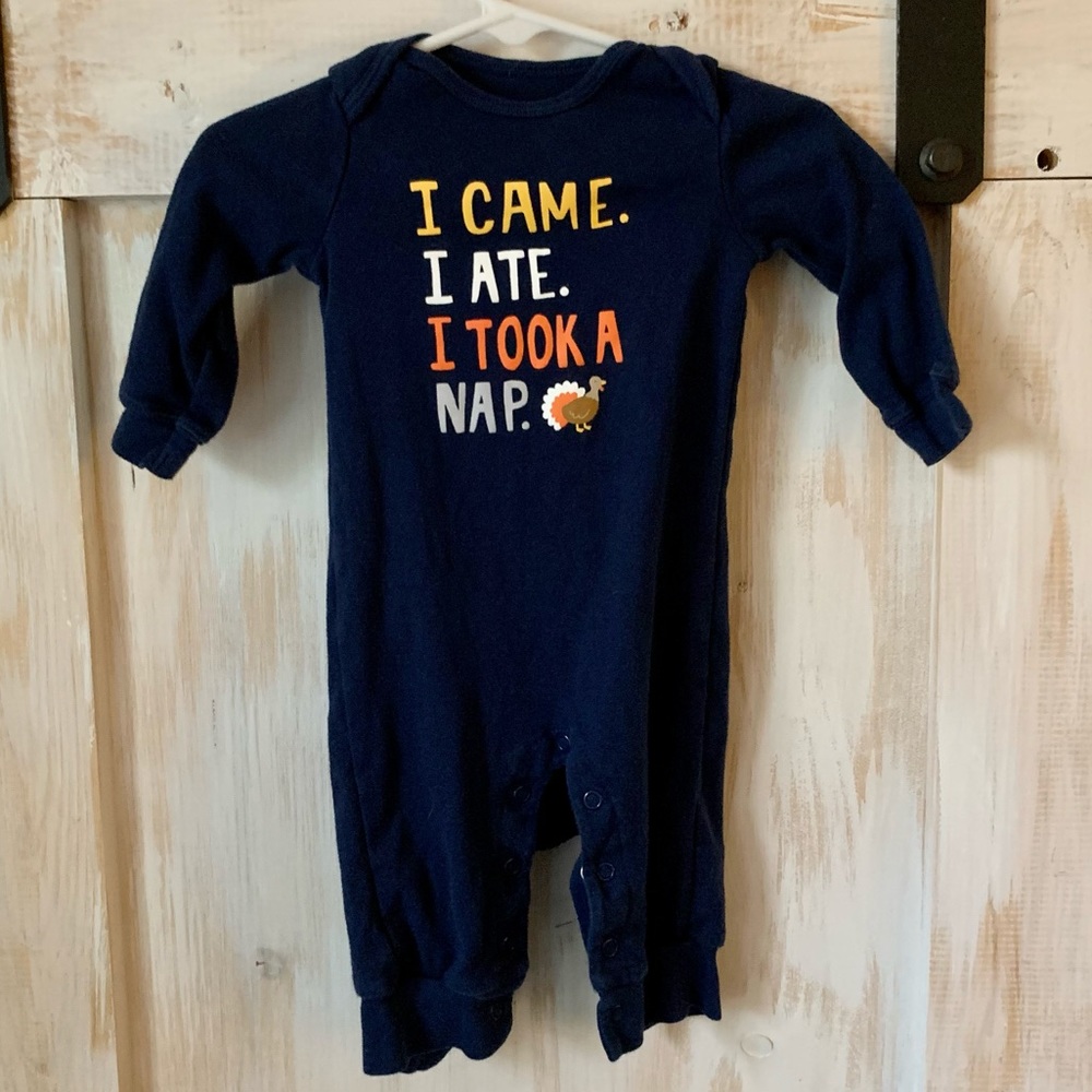 Thanksgiving Carter’s Baby Onesie 6 Months
